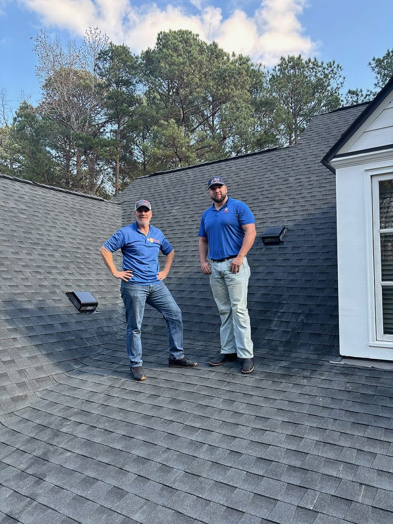 Roofing contractor in Fuquay-Varina NC providing roof repair and roof replacement